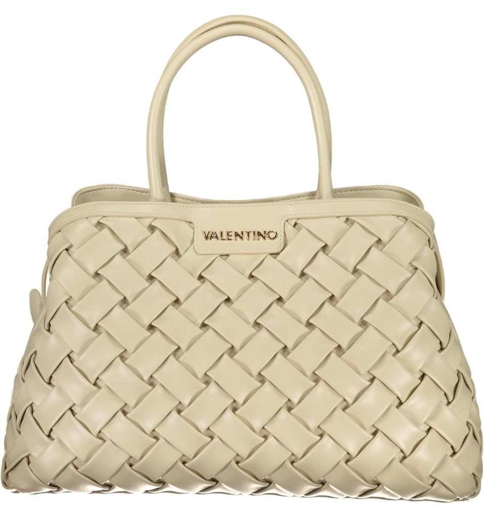 Elegante Damenhandtasche Beige mit Schultergurt und Produktbild 