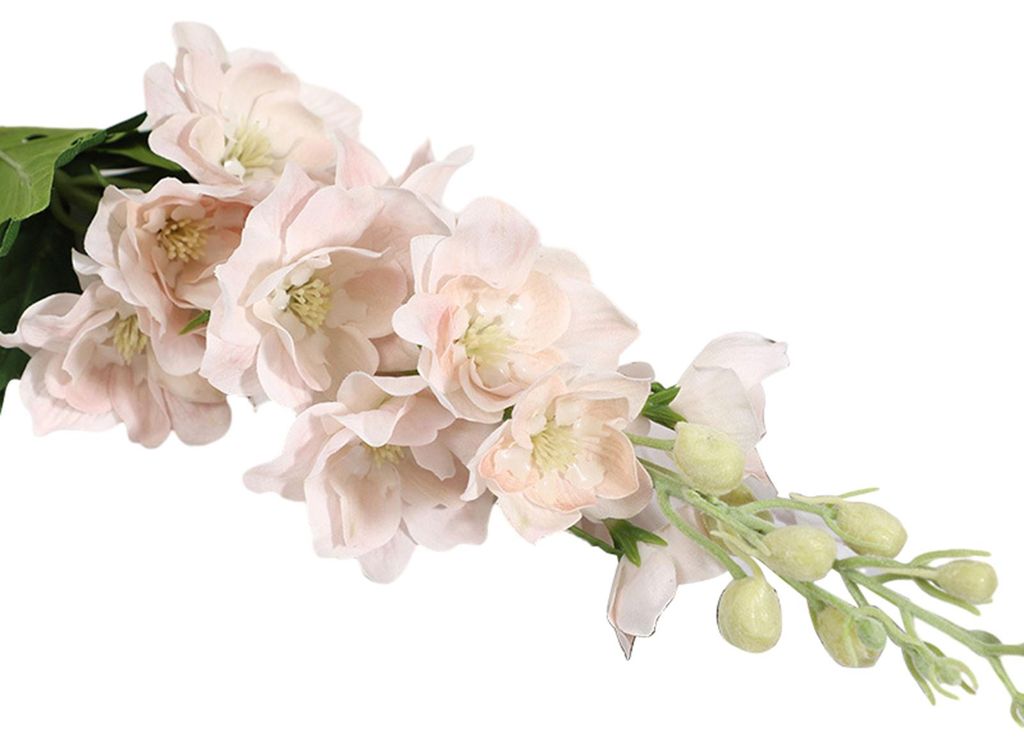 Künstliche Blumen, verstellbare Kunststoffzweige, Blütenblätter aus Seidenstoff, realistisches violettes Design, Imitationsblumen, Hochzeitssäl...