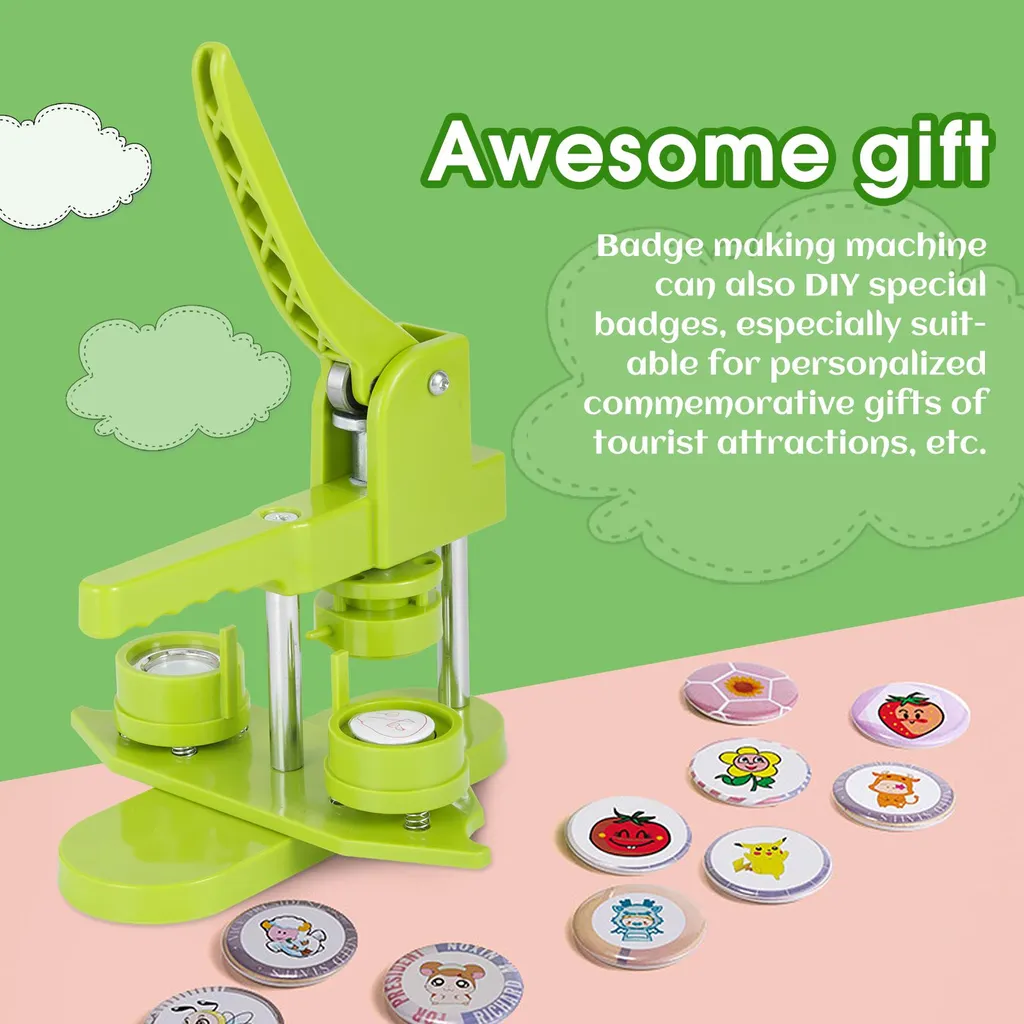 Machine à fabriquer des badges 25mm avec kit DIY complet de 100 pièces - 12