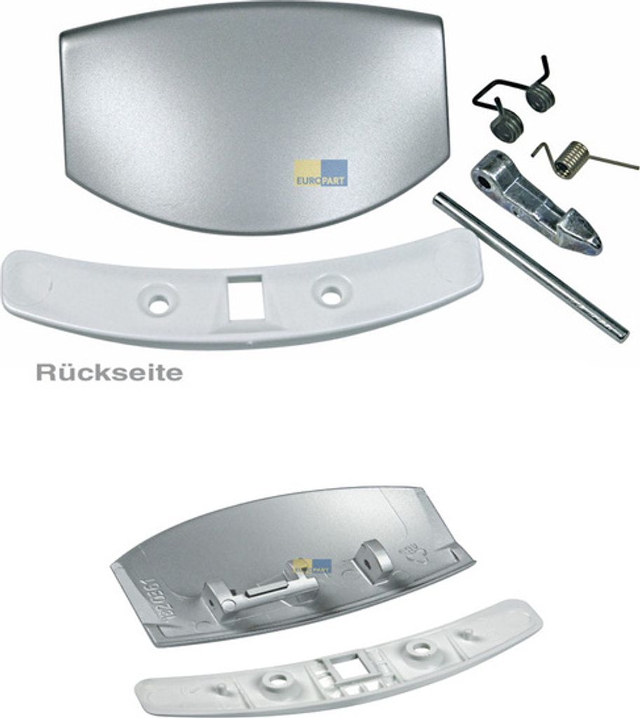 TOP Original AEG Electrolux Türgriff Griff kpl Waschmaschine silber 5027772200/0