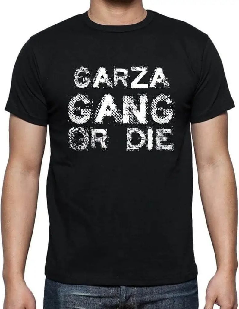 Herren Grafik T-Shirt Garza-Familienbande – Garza Family Gang – Öko-Verantwortlich Vintage Jahrgang Kurzarm Lustige Druck Geburtstag Geschenk ...