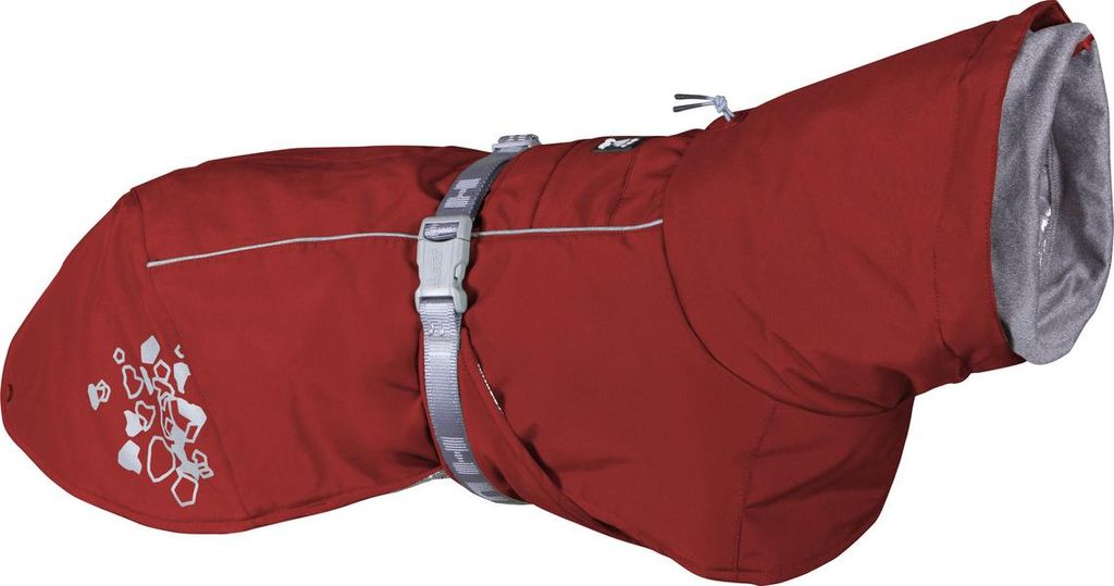 Hurtta Extrem Warmer, Hund, Jacke, Grau, Rot, Winter, 400 mm, 45 cm