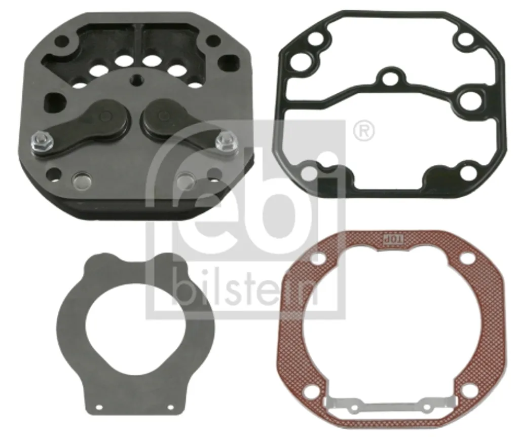 Plaque centrale FEBI 09104 pour compresseur d'air de camion robuste