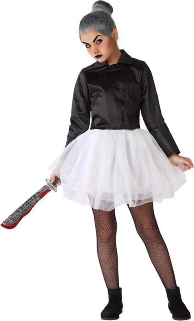 Mörderpuppe-Kostüm für Mädchen Halloweenkostüm Produktbild 