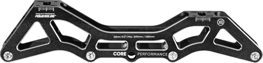 Platines roller Powerslide Core Performance 261mm 4x84 pour la vitesse