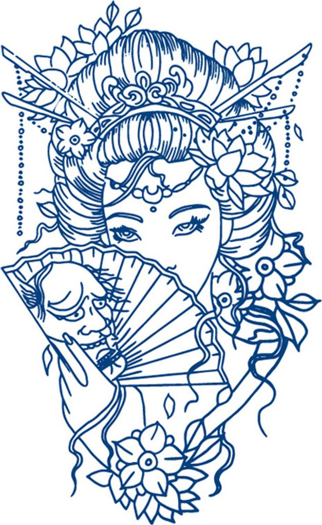 INF Tattoo-Aufkleber - Schnelle und einfache Anwendung (2 Blatt) Model 5