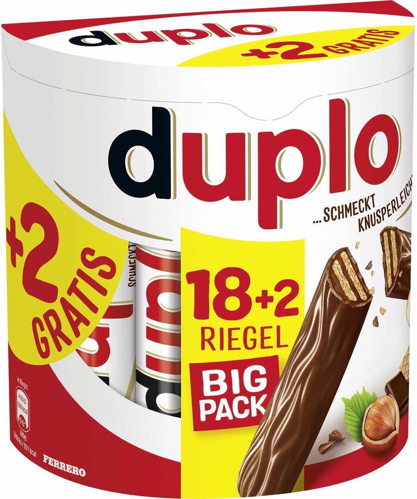 duplo Big Pack 18er + 2 Riegel gratis Produktbild 