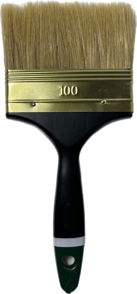 1x univers. Flachpinsel 100 mm Malerpinsel Lasur Flach englische Form