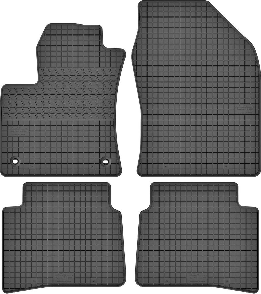 Gummimatten Gummi Fußmatten für Toyota Prius IV