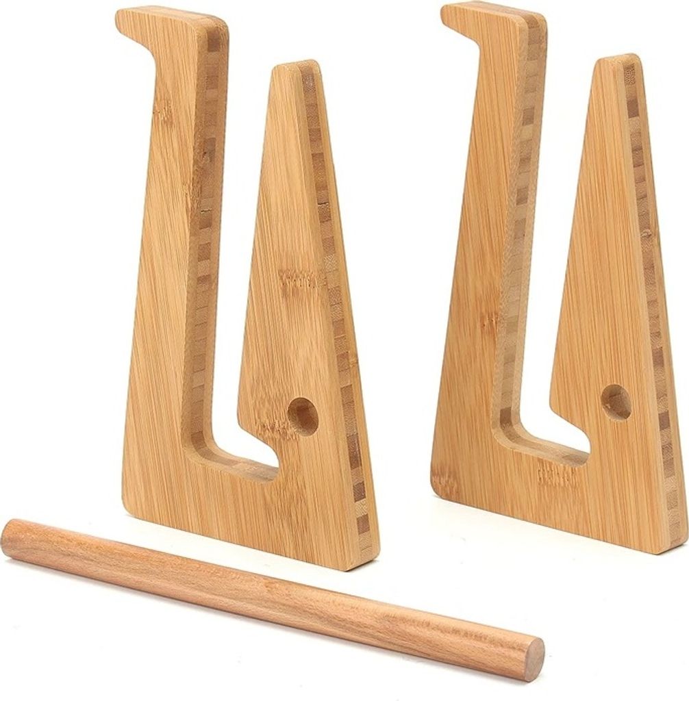 QUVIO Laptopständer aus Holz - Laptophalter - Produktbild 3