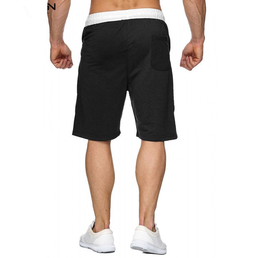 Herren-Strandhose, lässige große Baumwoll-Shorts, Produktbild 3