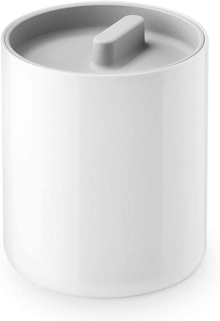 Authentics Lunar Deckeldose, Aufbewahrungsdose, Kunststoff, Weiß, Deckel Cool Grey, 1200414