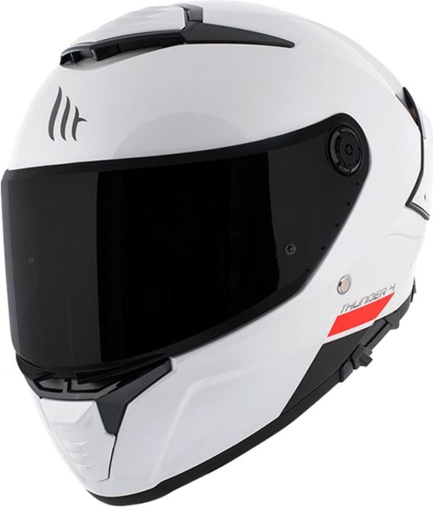 Mt Helmets Thunder 4 Sv Solid A0 Integralhelm Weiß L Weiß L Produktbild 