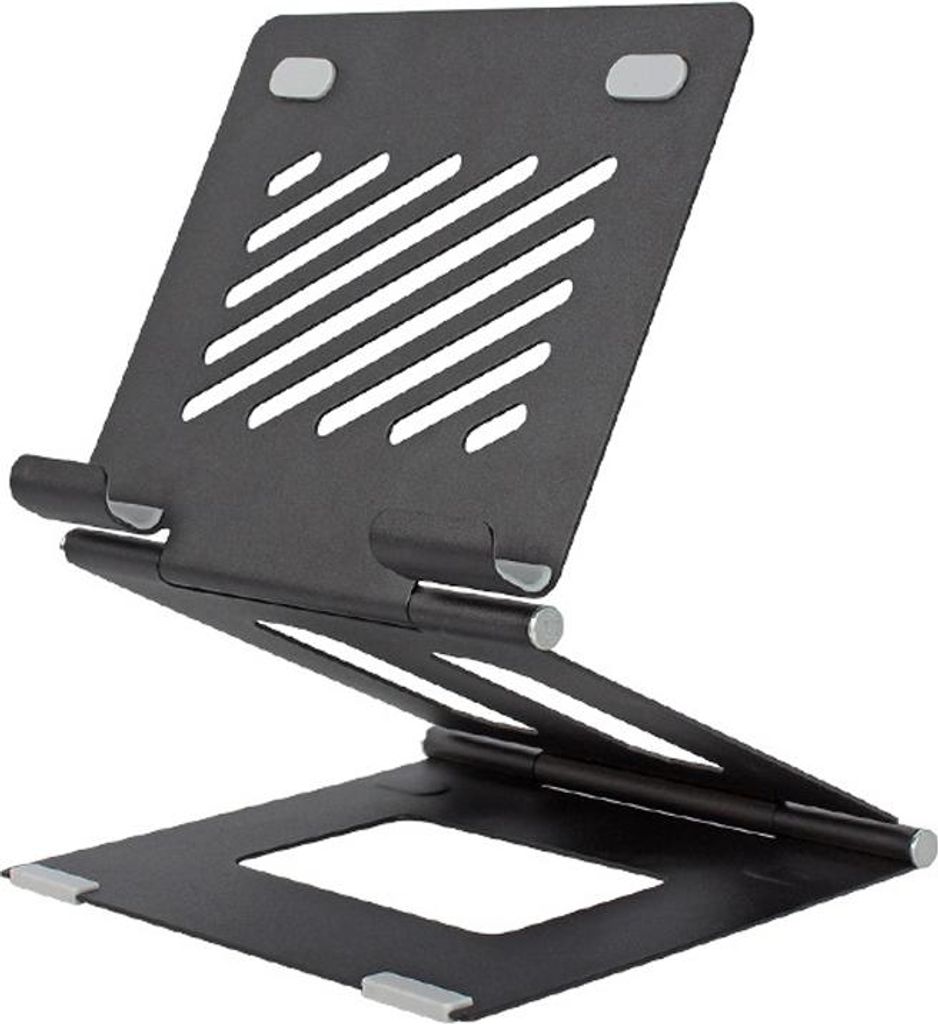 Laptop-Tablet-Universalständer, verstellbar und bequem zu transportieren, Desktop-Ständer, Computer-Wärmeableitung, schwarz