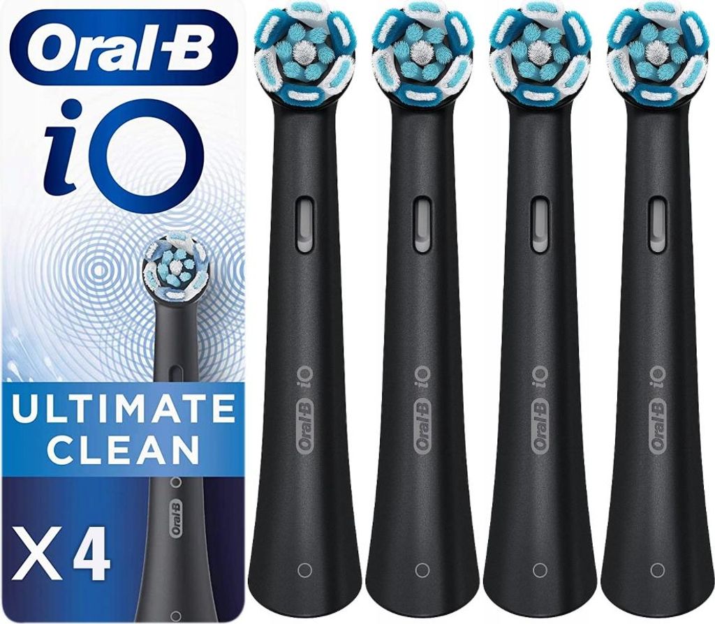 Oral-B iO Ultimate Clean Schwarz Ersatzbürstenköpfe für Produktbild 