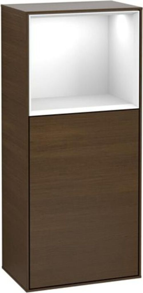 Villeroy & Boch V&B Seitenschrank FINION 418x936x270 Ans re Reg gls wh/Wln Ve