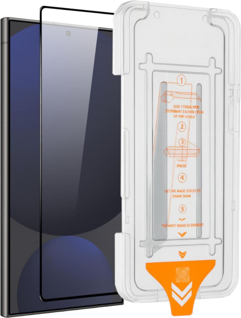 SnapFit Schutzglas für Samsung Galaxy S25 Ultra 5G Installationshilfe Premium H9