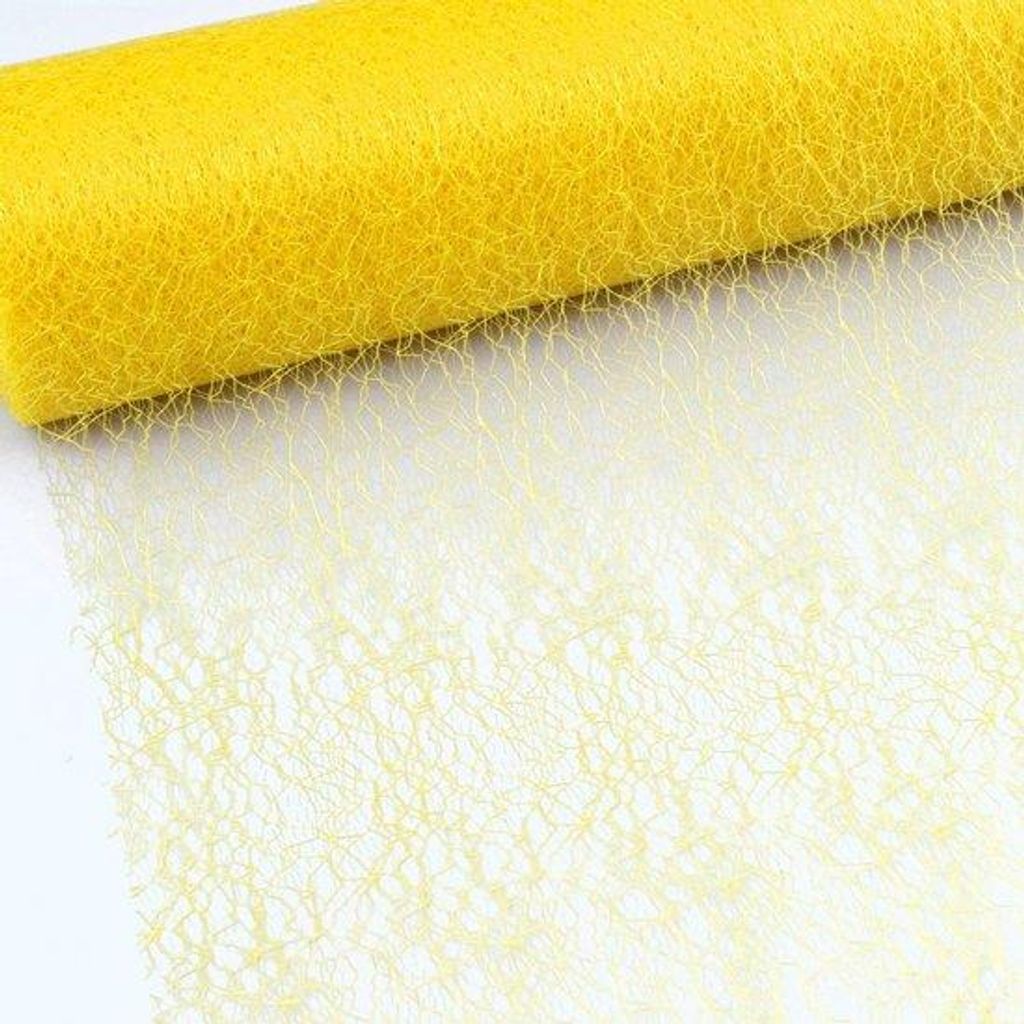 Gelbes Geschenkpapier 300mm breit 25m Rolle