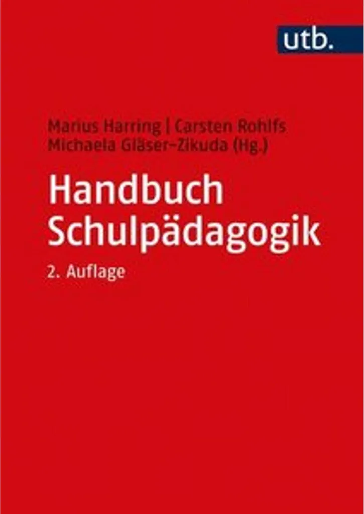 Manuel Handbuch Schulpädagogik pour préparer les concours d'éducation