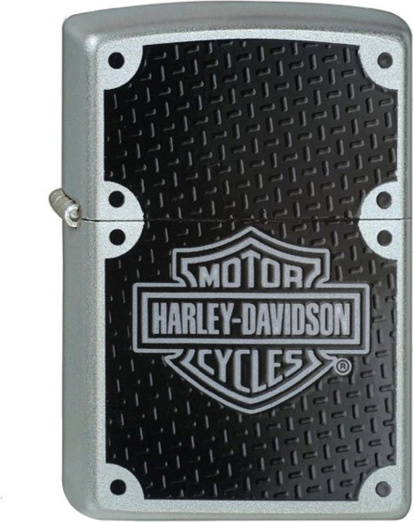 Harley Davidson Zippo accendino nero antivento in metallo Immagine del prodotto 