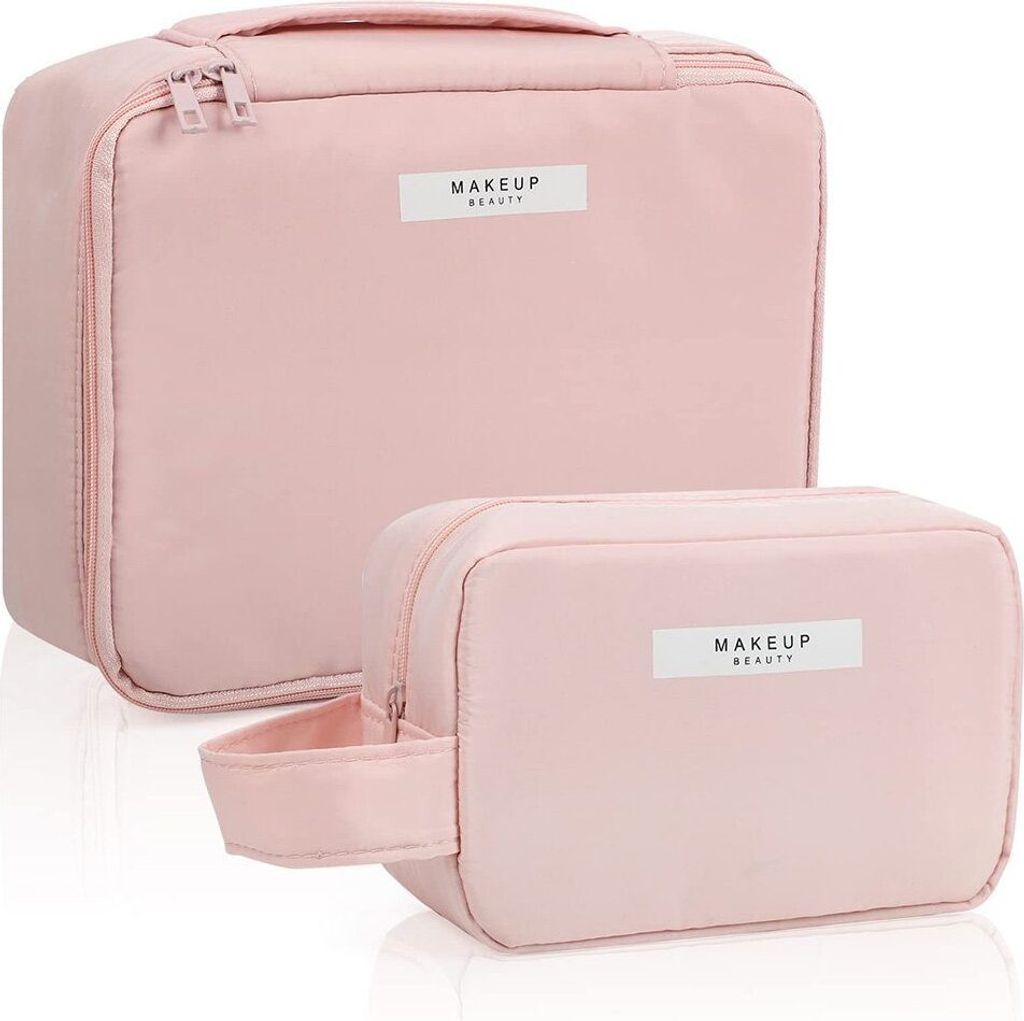 Kosmetická taška, 2 kusy, cestovní, pro make-up, přenosná, Obrázek produktu 