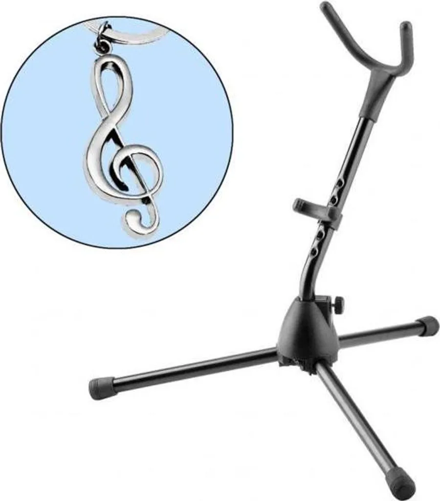 K&M 14300 Stand Sax Tenore e Contralto - Supporto Strumenti a Fiato