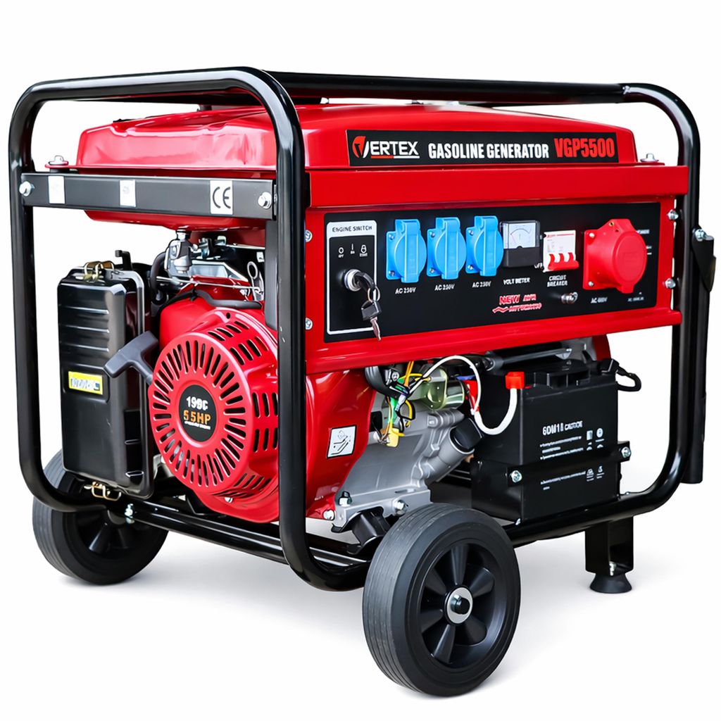 Generatore a benzina da 5,5 kW, gruppo elettrogeno di Immagine del prodotto 