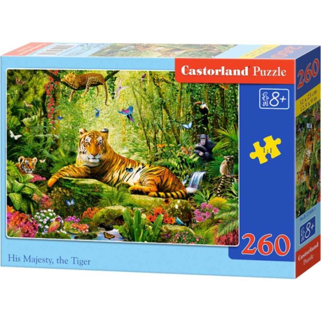 CASTORLAND Tiger Majesty Puzzle 260 Teile