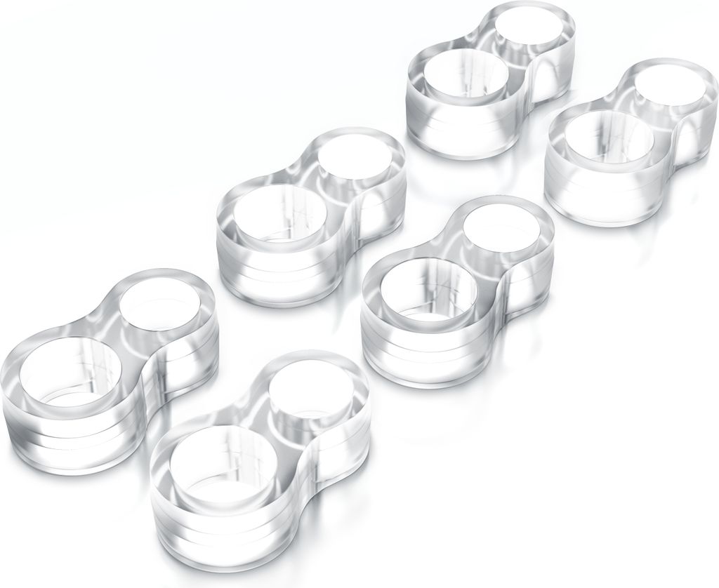 BEARWARE Türklinkenpuffer Twin 6er Set Türgriffpuffer, Produktbild 