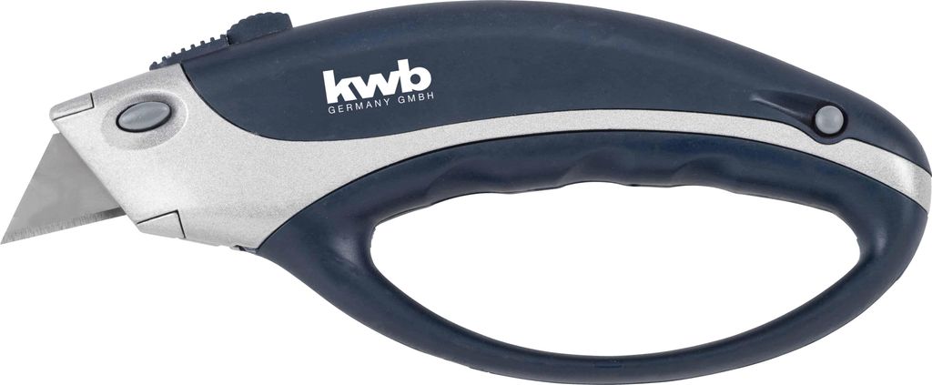 kwb Profi Trapezklingen-Teppichmesser mit geschlossenem Handgriff 170 mm