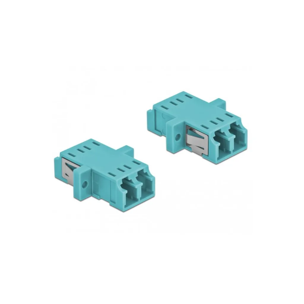 Set 2x Accoppiatore LC-LC Fibra Ottica DeLOCK 86536 - OM3 Multimodale - 3