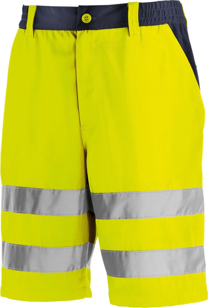 TEXXOR Warnschutz Shorts ERIE Bermuda Gr. 46 gelb/navy