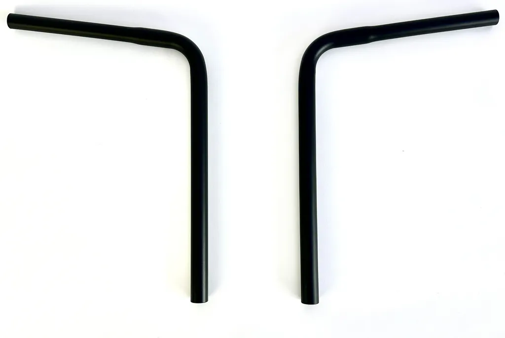 Guidon de Vélo Anti-Fatigue Noir Mat 25mm - Paire UD Moke Haute Qualité