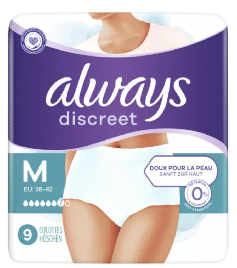 Always discreet 9 broekjes maat m 36-42 Produktbild 