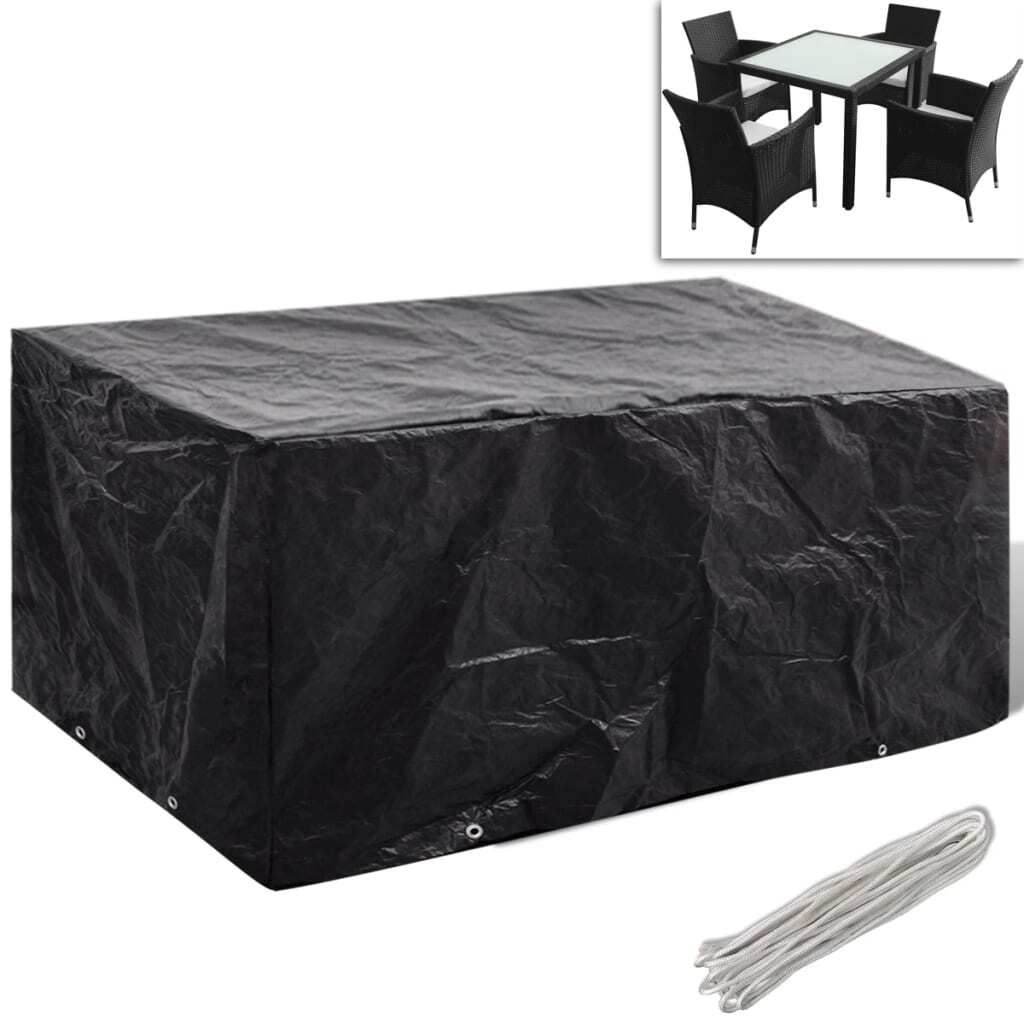 vidaXL Couvertures pour meubles de jardin 2 pcs. 8 oeillets Image du produit 