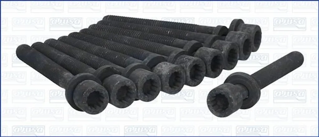 Évitez les fuites : Jeu de vis de culasse Ajusa 81020900 pour moteur VW