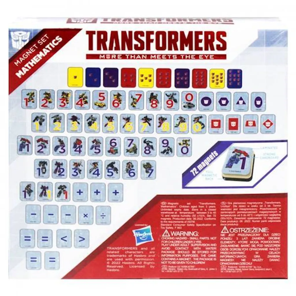 Finies les difficultés en maths grâce aux aimants Transformers 42 - 3