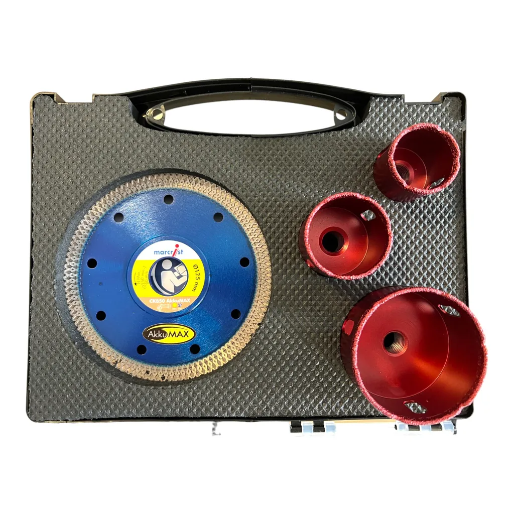 Finissez vos Perçages de Carrelage sans Casse avec le Set Marcrist 125mm - 2