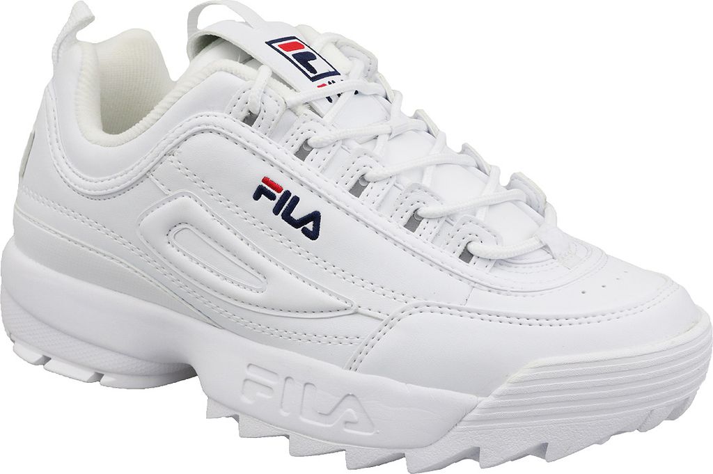 Chaussure de sport moderne pour femme : blanche, laçage, Image du produit 