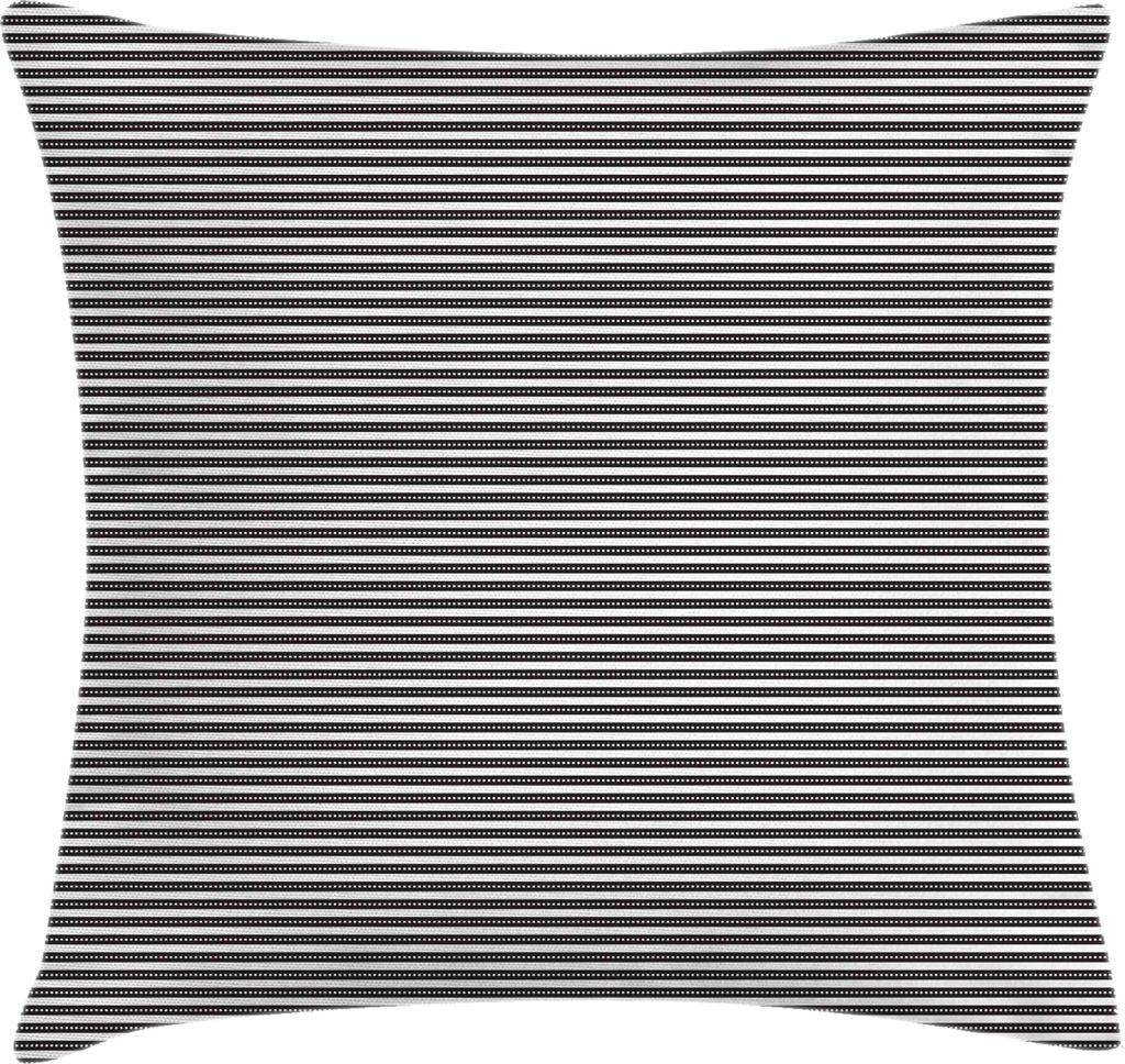 ABAKUHAUS Streifen Kissenbezug, Abstrakte geometrische Symmetric Simplistic Monochrom Moderne Kunst Illustration, 40 x 40 cm, Schwarz und weiß
