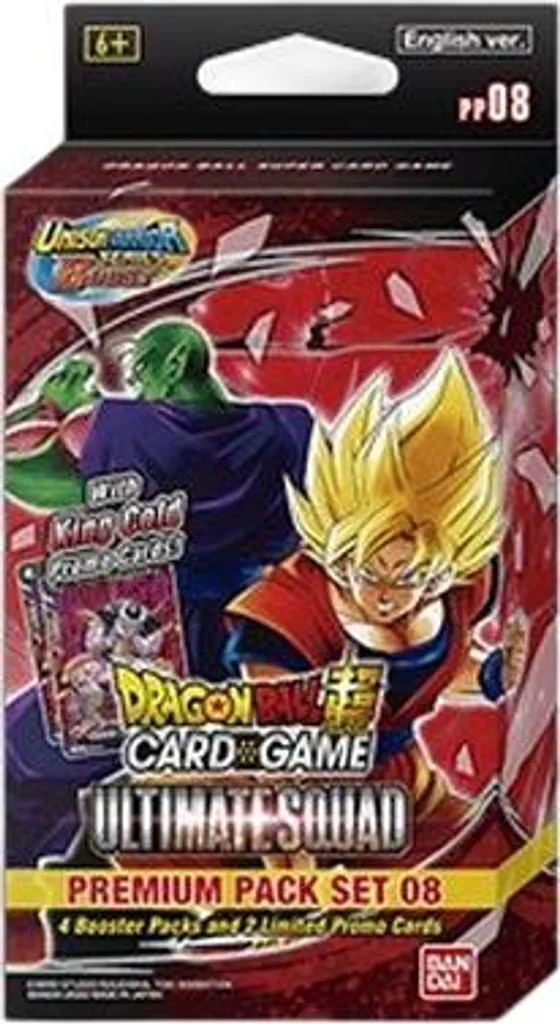 Dragon Ball Super Ultimate Squad Premium Pack Set de cartes à collectionner