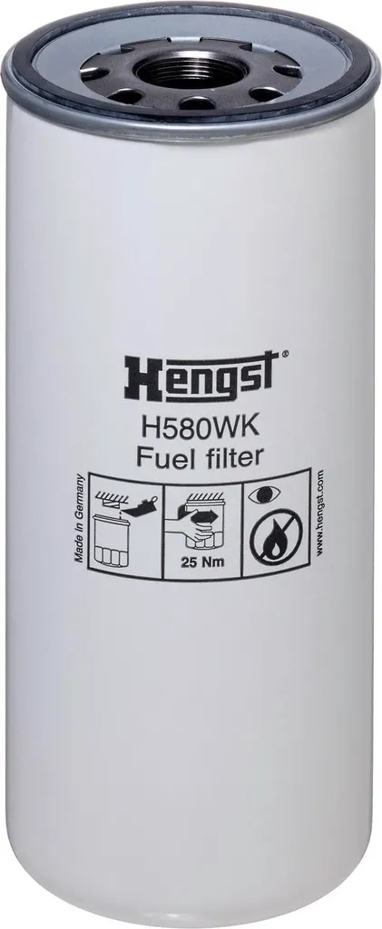 Filtre à carburant HENGST H580WK résistant aux pics de pression 15 bar