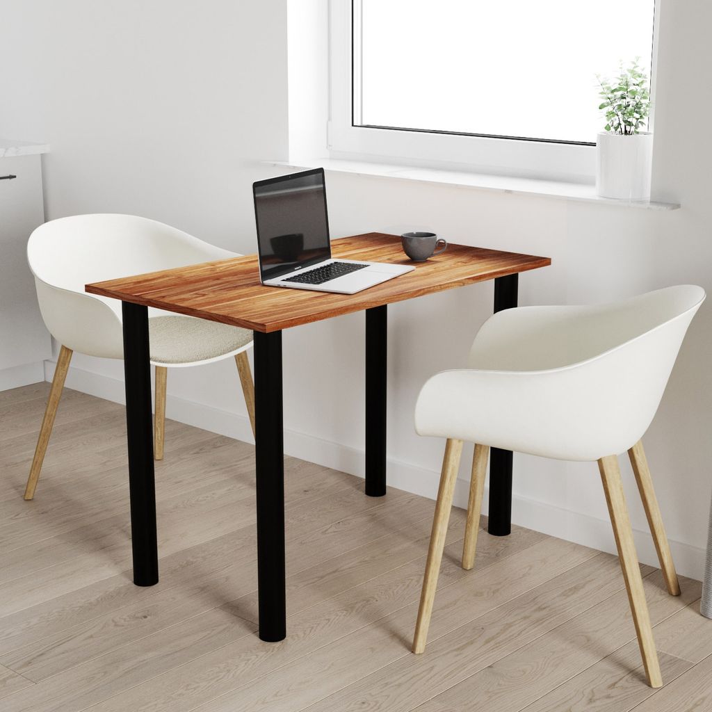 AKKE Burgund Tisch mit schwarze beine LxBxH: 100x60x74 cm