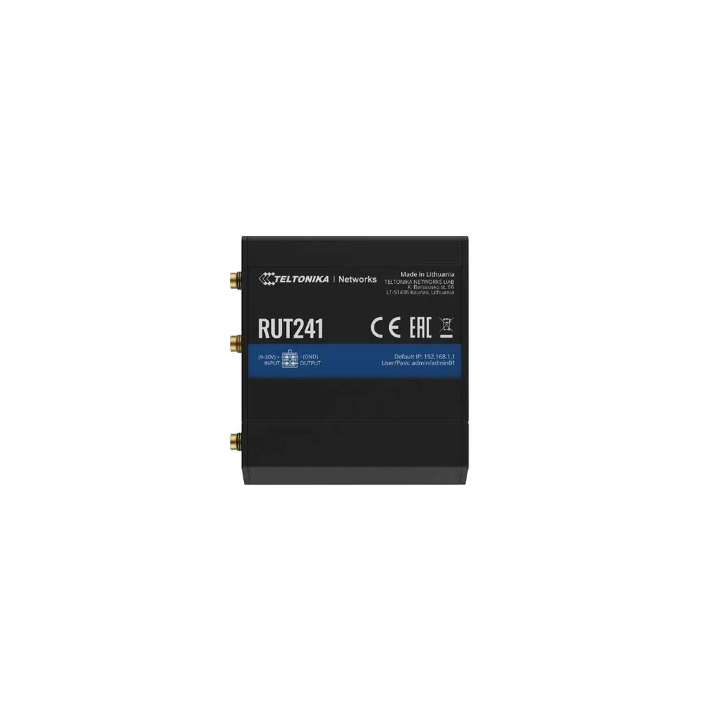 Routeur 4G industriel RUT241 rail DIN pour réseau M2M et IoT robuste