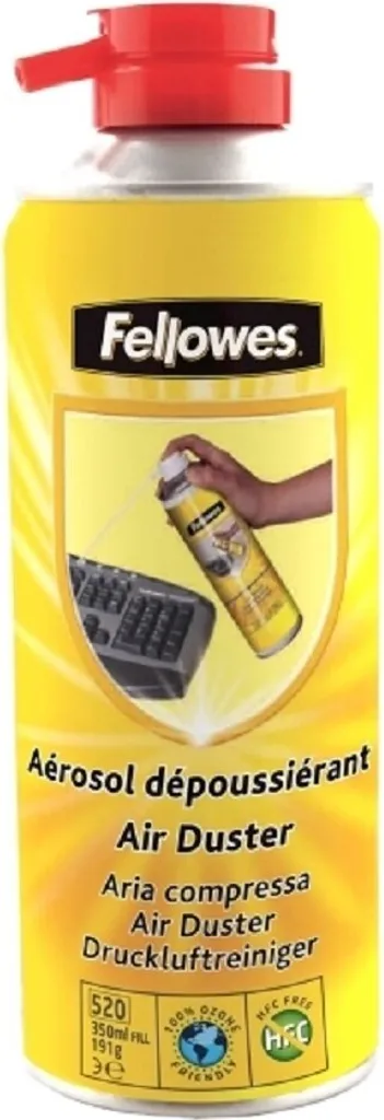 Spray Aria Compressa Fellowes 350ml - Pulizia Economica e Sicura PC