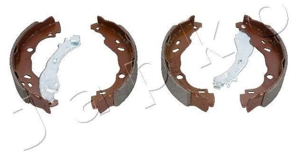 JAPKO Bremsbackensatz Trommelbremse Hinten passend für PEUGEOT 1007 (KM) 550621