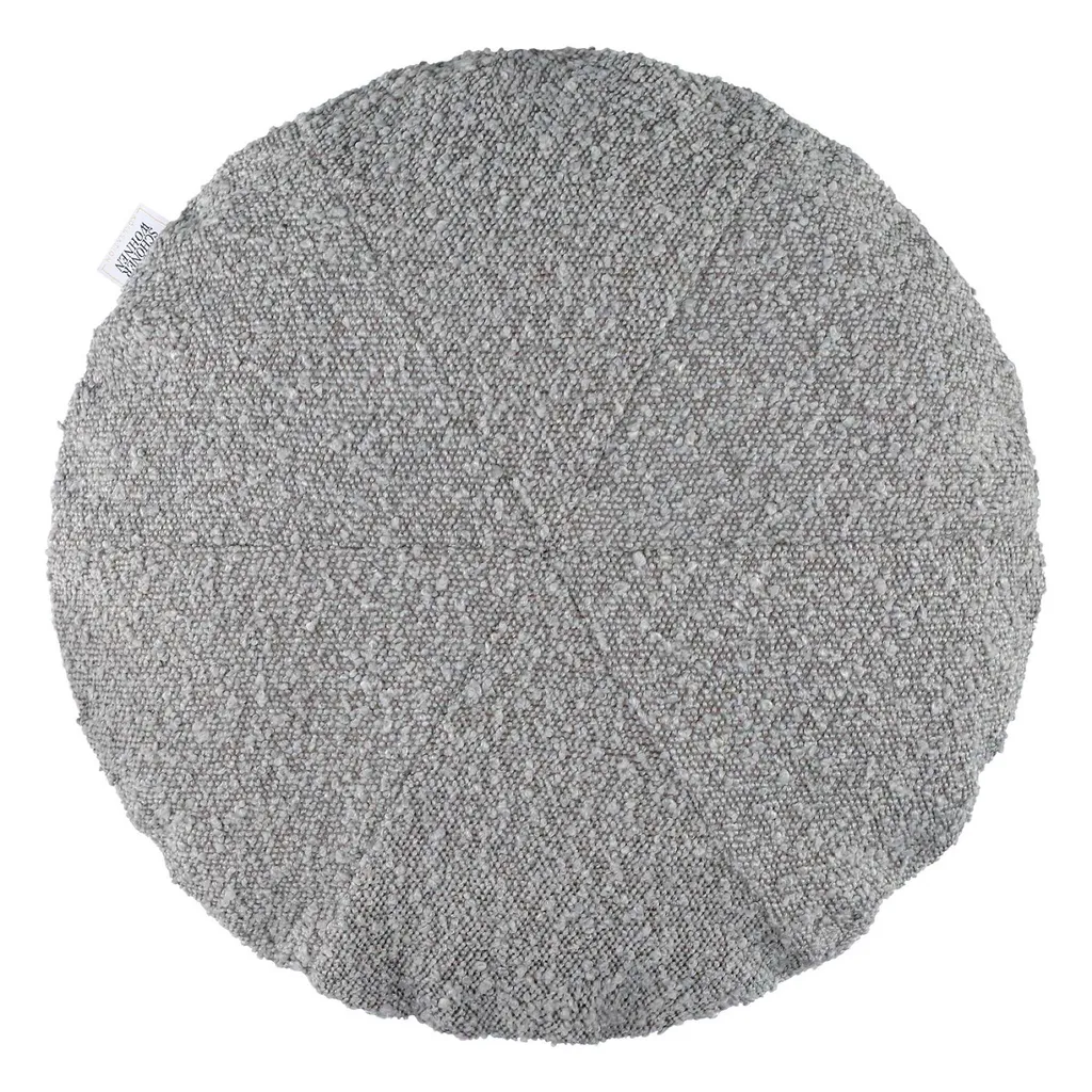 Coussin BAY gris 45 cm avec rembourrage moelleux en non-tissé résistant