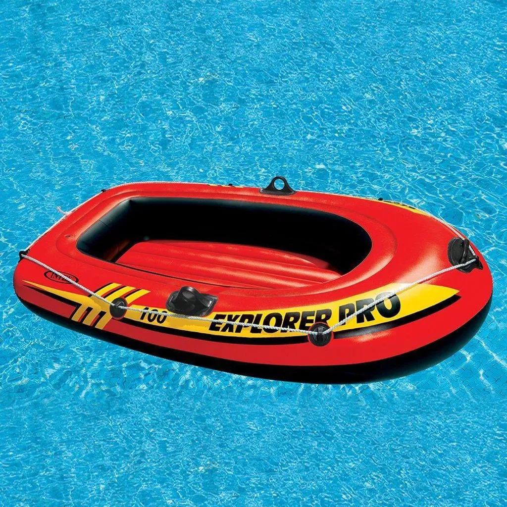 Bateau INTEX Explorer Pro 100 Robuste en Vinyle avec 3 Chambres à Air - 14
