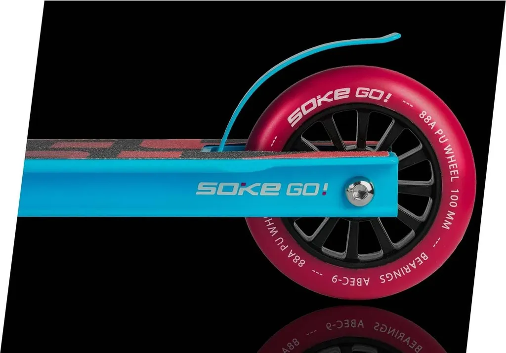 Vélo Trick Kick SOKE GO! Turquoise : Trottinette Freestyle Professionnelle - 9