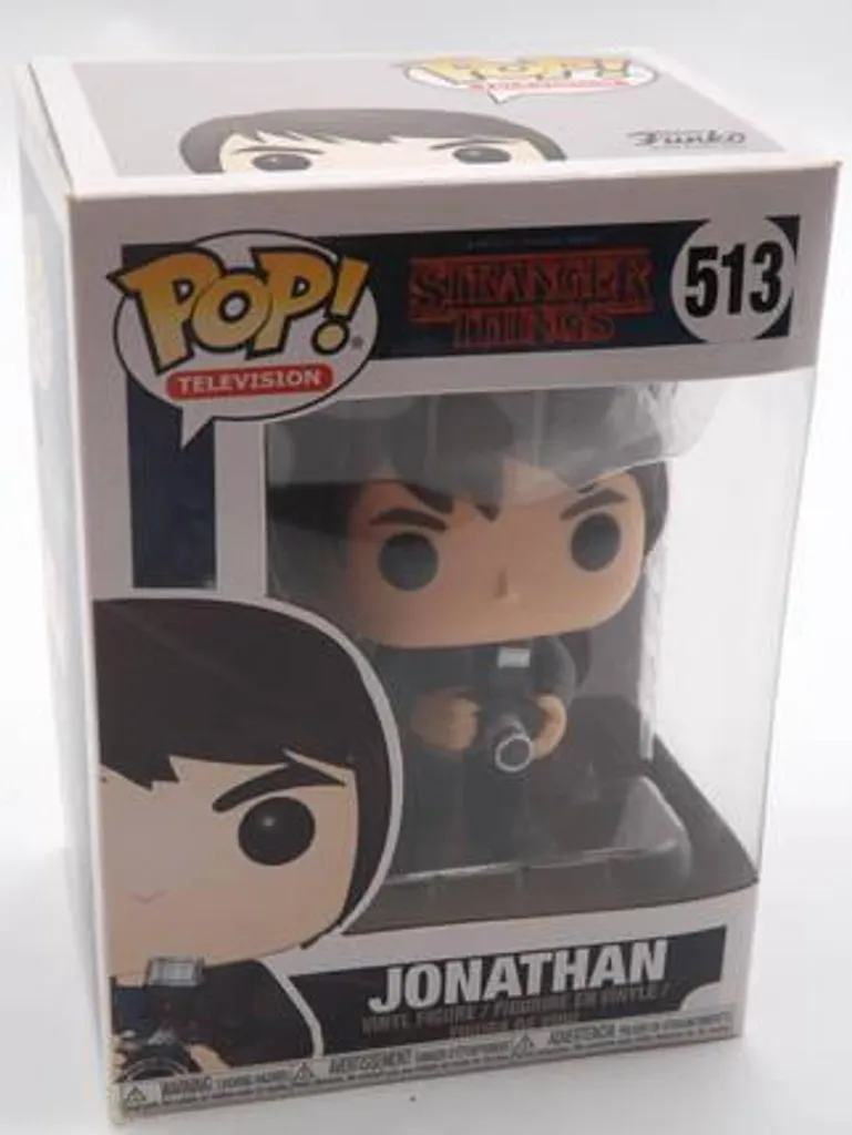 Funko Pop Jonathan Stranger Things figurine vinyle détails authentiques
